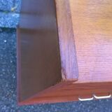 Vintage golden oak dresser