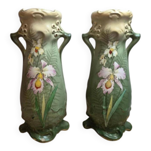 Paire de vases Art Nouveau
