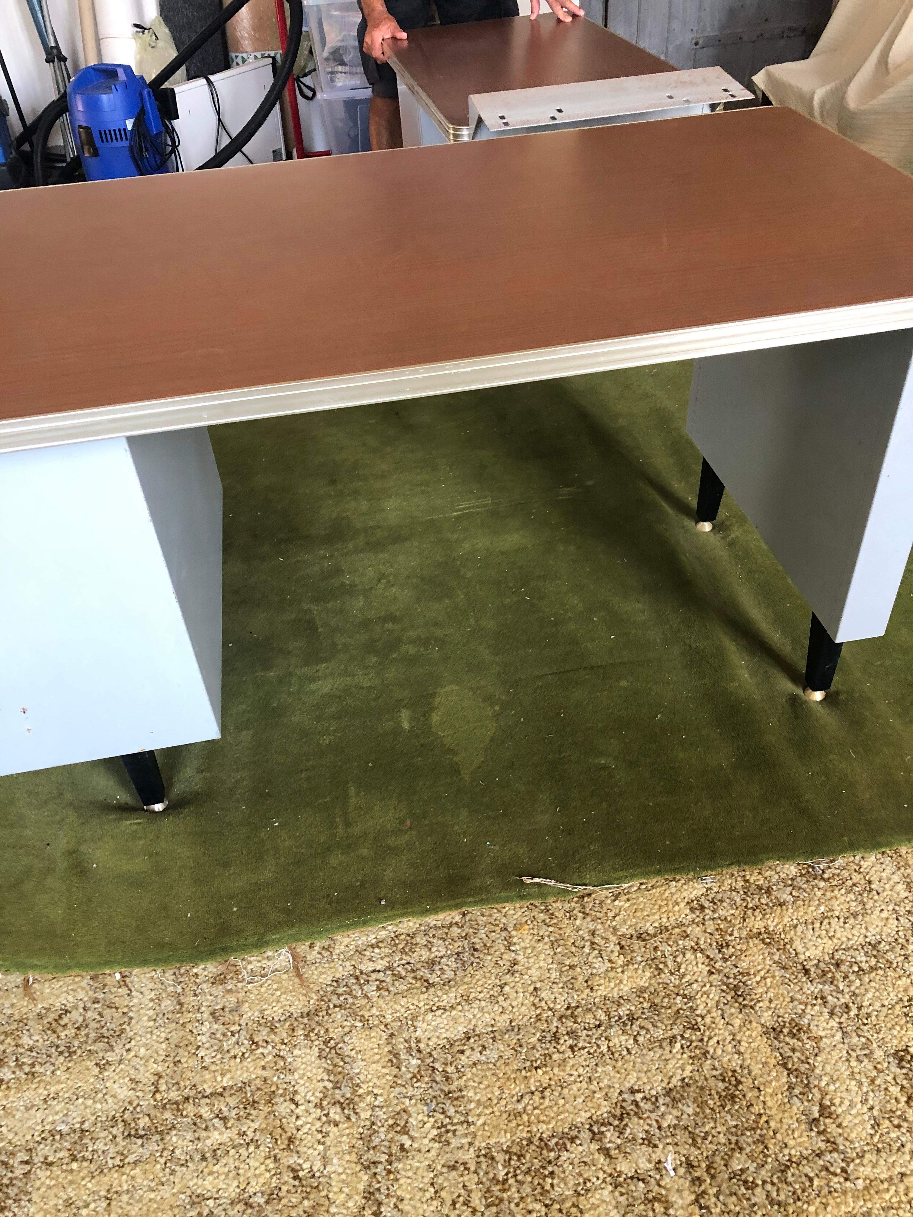 Vintage ATAL metal office with return