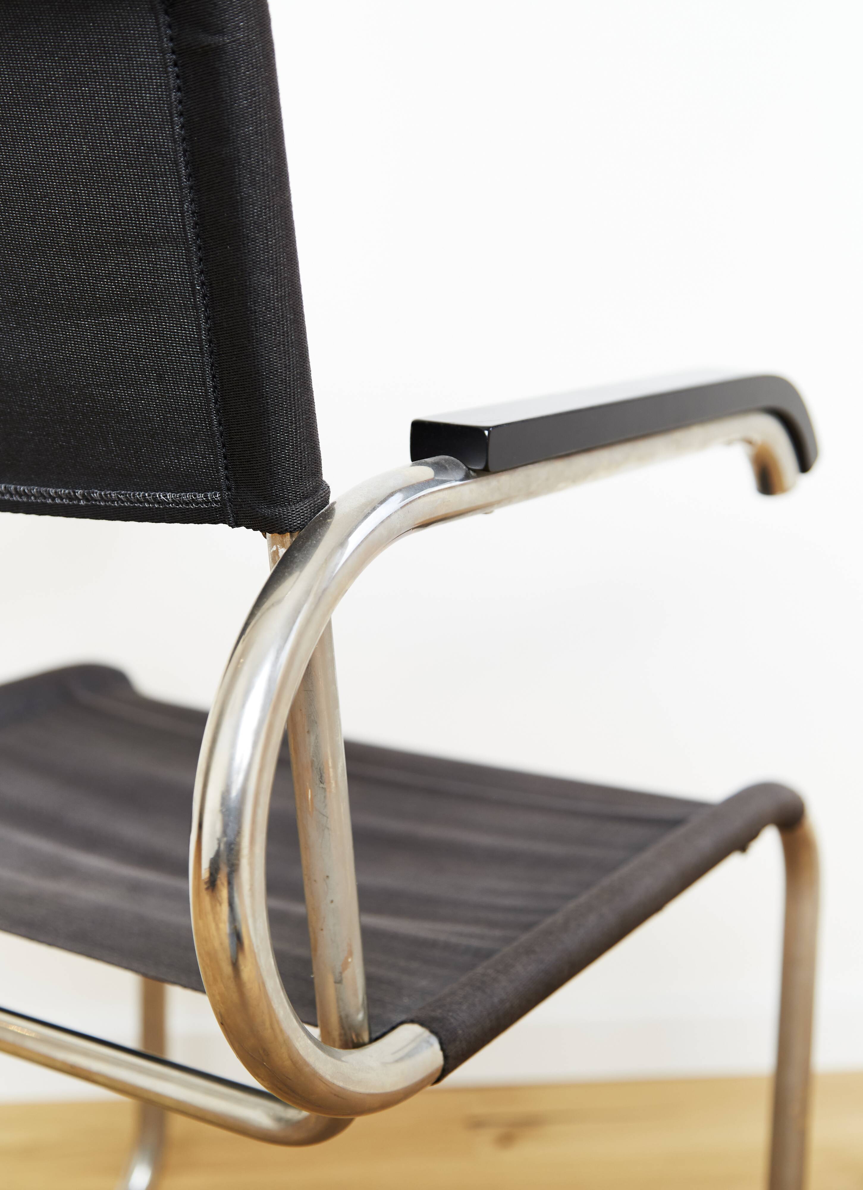 Marcel Breuer Bauhaus Armlehnstuhl D40 für Tecta