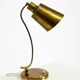 Beautiful, rare, large, heavy mid-century modern brass table lamp
