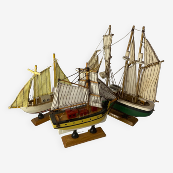 3 sailboat models