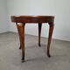 1930s Czechoslovak Art Deco Round Table in Wood and Veneer