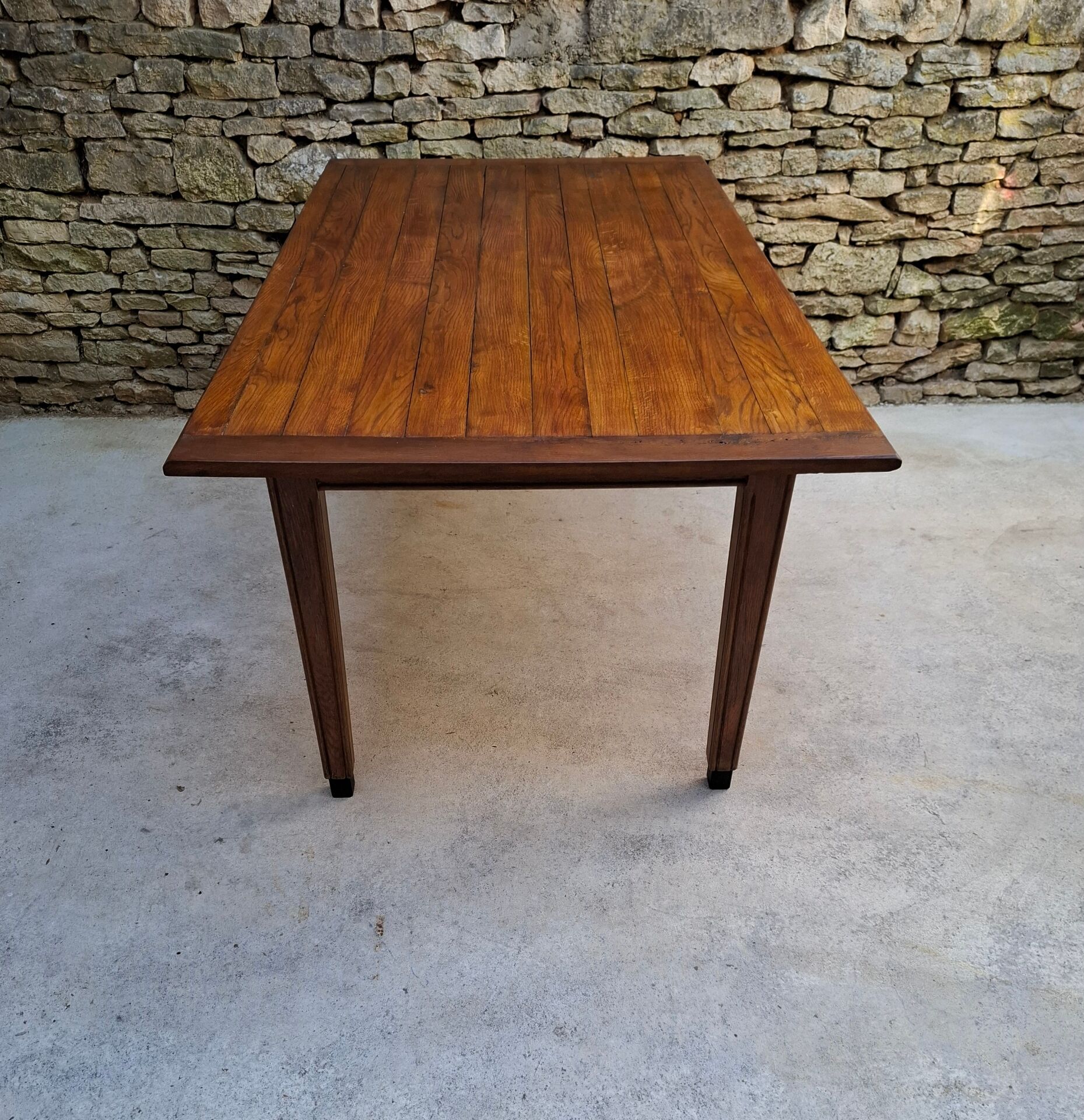 Table de ferme en chêne, 176 x 99 cm