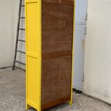 Glass-glazed Parisian wardrobe 1950