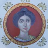 Decorative porcelain dish "Pompeii" numbered