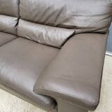 Crozatier leather lounge sofa