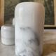Series of marble candlesticks