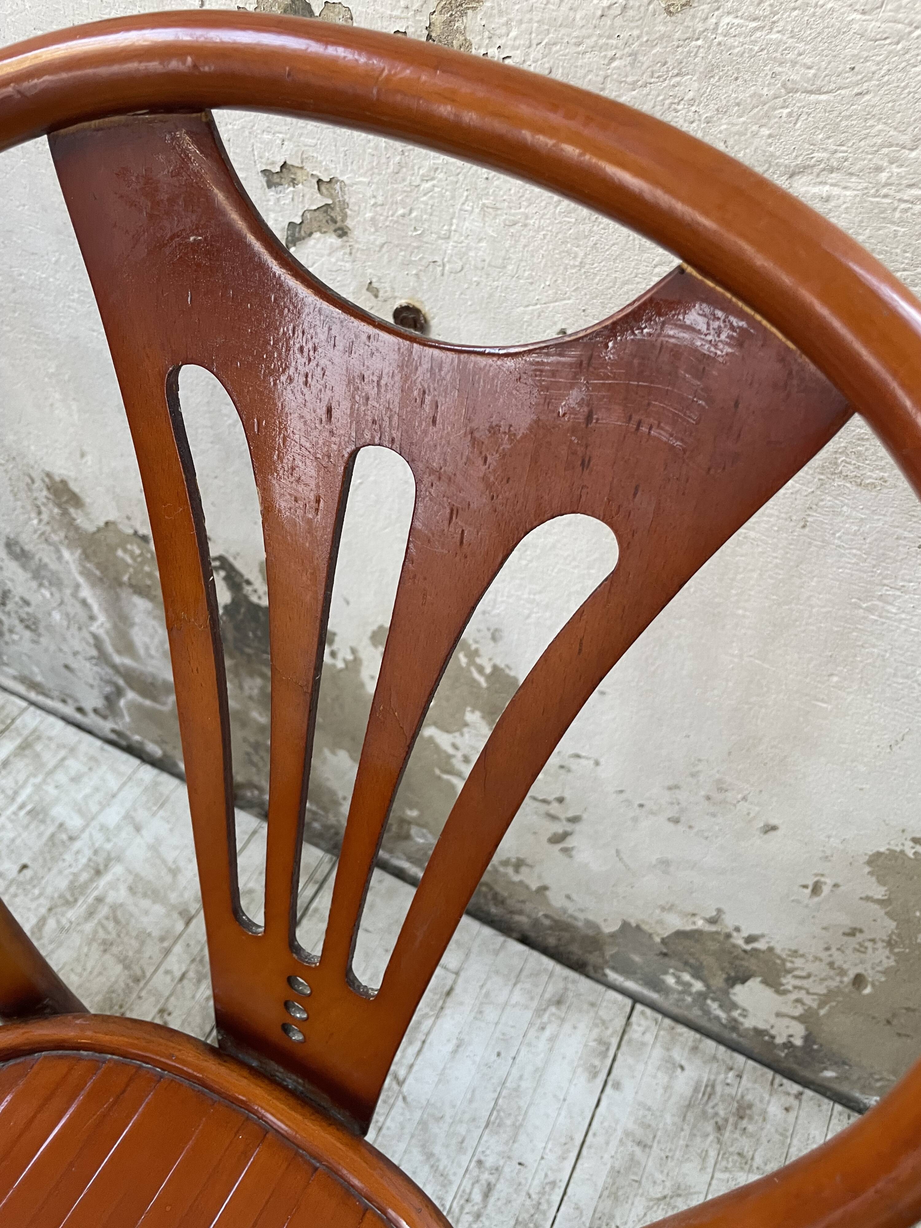 6 bistro chairs