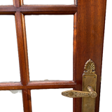 Pair of doors with panes
