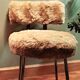 Chaise moumoute Pelfran 1960