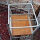 Paire de chaises en fer années 50
