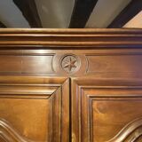 Solid wood wardrobe, country style