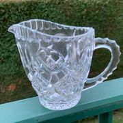 Hand-cut crystal cream jug - Vintage charm