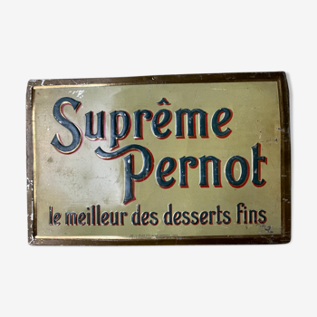 Supreme vintage advertising tole pernot - Verdelette - Cognac - LOT