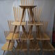 10 chaises « Mikado » par Johannes Foersom et Peter Hiort-Lorenzen , Dk '90