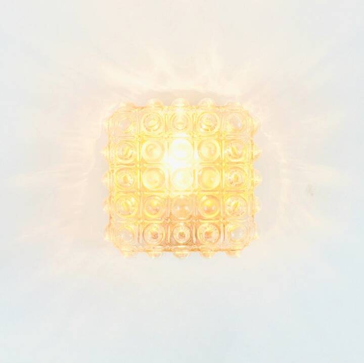 1 of 3 Mid-Century Bubble Glass Wall Lights by H.Tynell for Limburg, 1970s