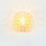 1 of 3 Mid-Century Bubble Glass Wall Lights by H.Tynell for Limburg, 1970s