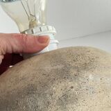 Lampe galet pierre naturelle vintage