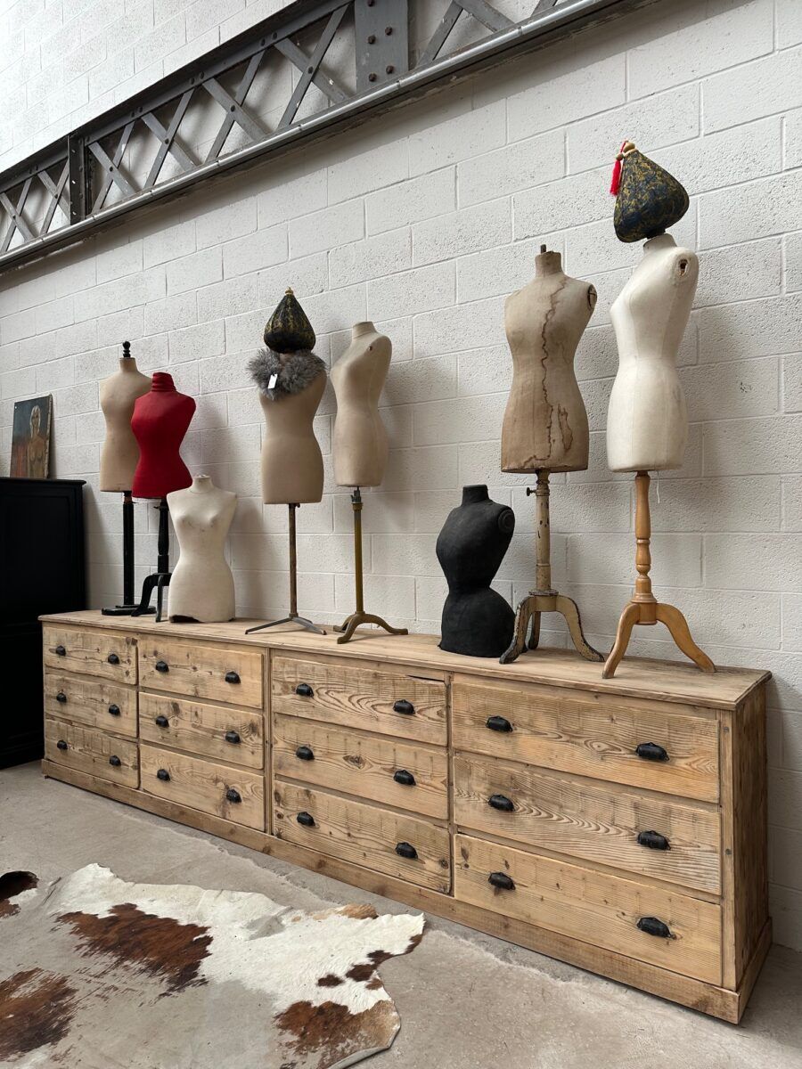 Workshop furniture from the early 20th century.