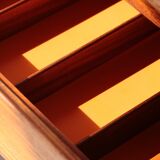 White Newton teak sideboard: large "Petersfield" sideboard.