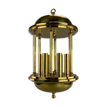 60s 70s XL lamp light ceiling lamp hanging lamp design brass 60s 70s