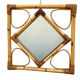 1970s rattan mirror France