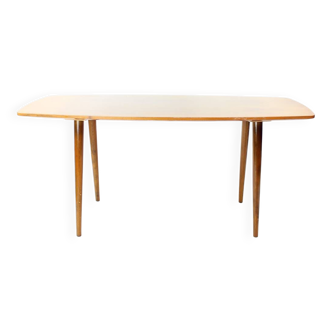 Table basse en chêne, Tchécoslovaquie 1960