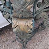 console fer et marbre