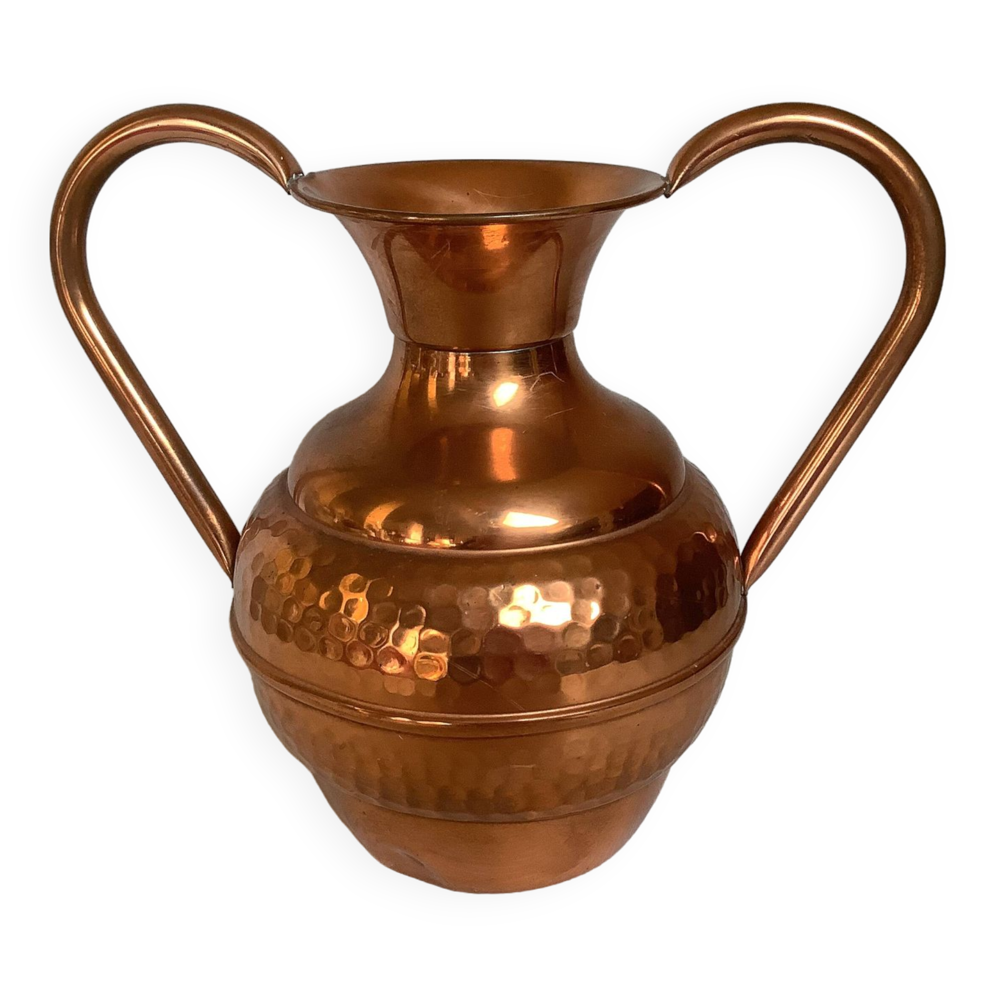 Large copper vase Legellier Villedieu