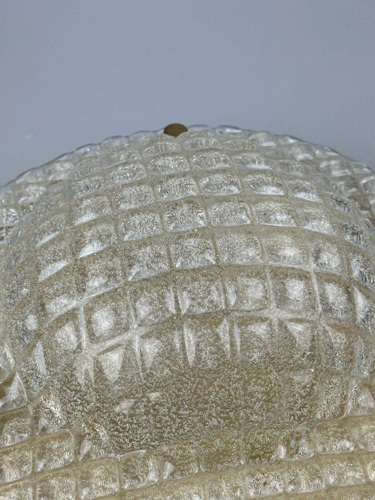 60s 70s Plafoniere ceiling lamp by Fischer Leuchten Germany Space Age