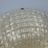 60s 70s Plafoniere ceiling lamp by Fischer Leuchten Germany Space Age