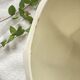 Old salad bowl in earthenware, French manufacture of Badonviller