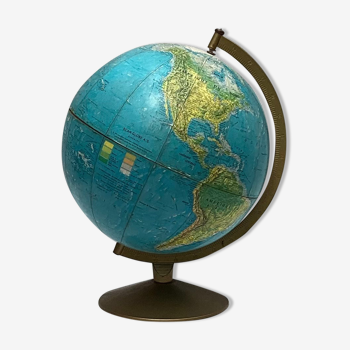 Scan Globe Danemark Relief Design vers les années 1970 dimension : H-41,5cm-D-30cm- D-32,5cm-