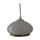 White opaline suspension and aged brass rim