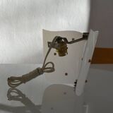 Vintage 1950 wall light in perspex and brass
