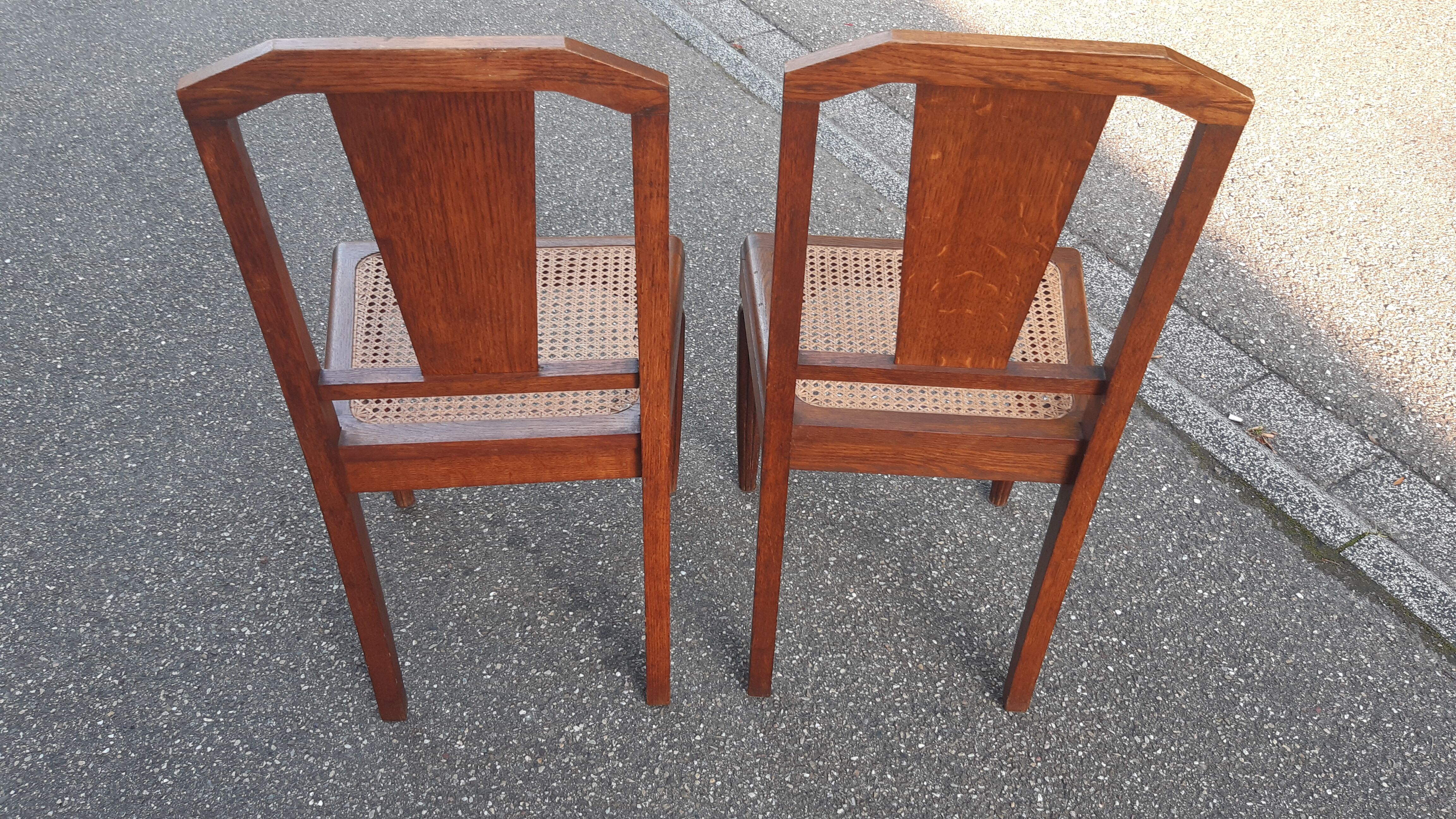 Art Deco chandy chairs 1930