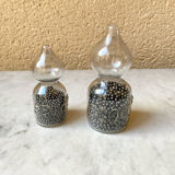 Weight blown glass & lead craftsmanship French vintage 60s