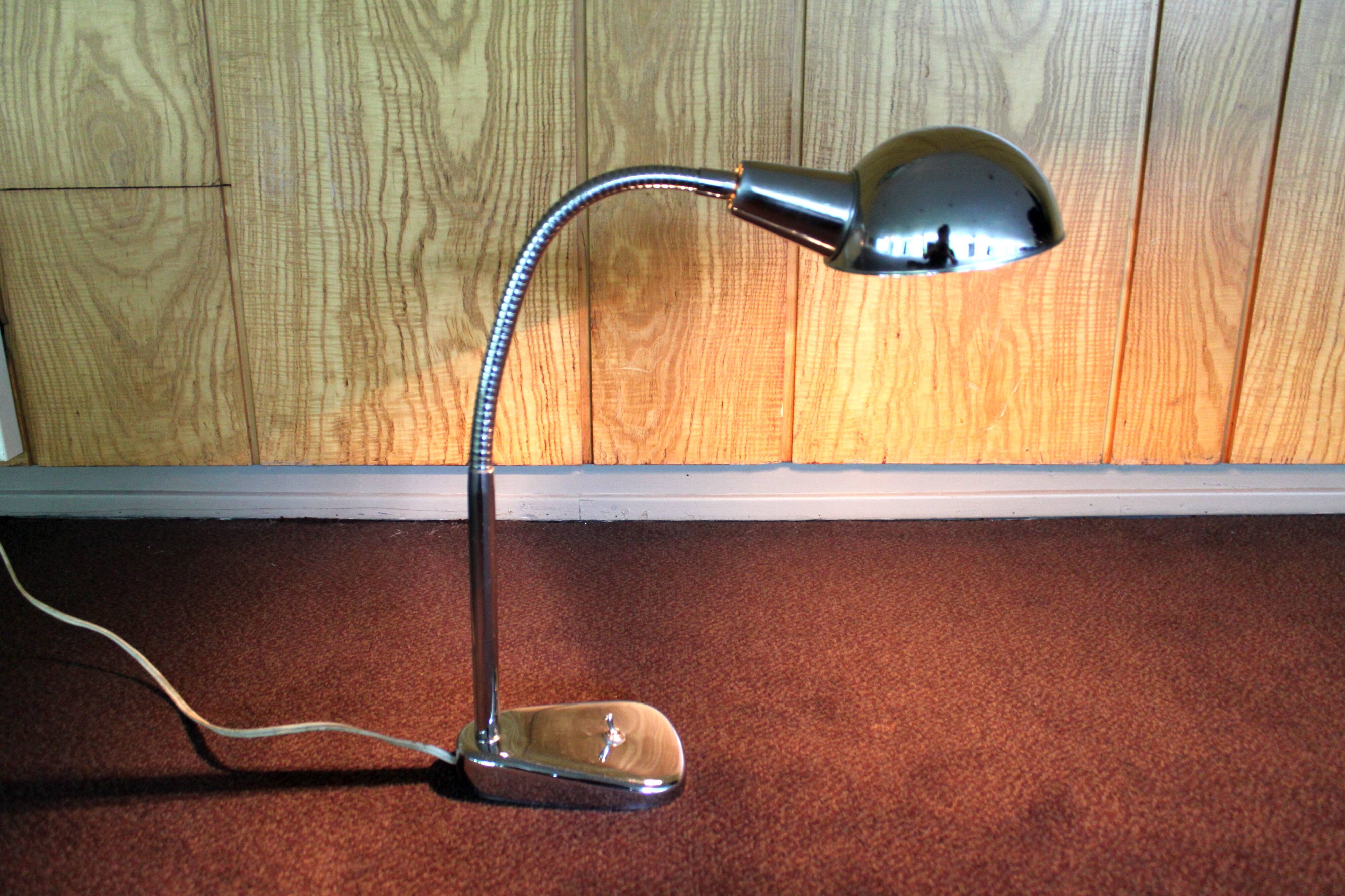 Chrome desk lamp, 50's.