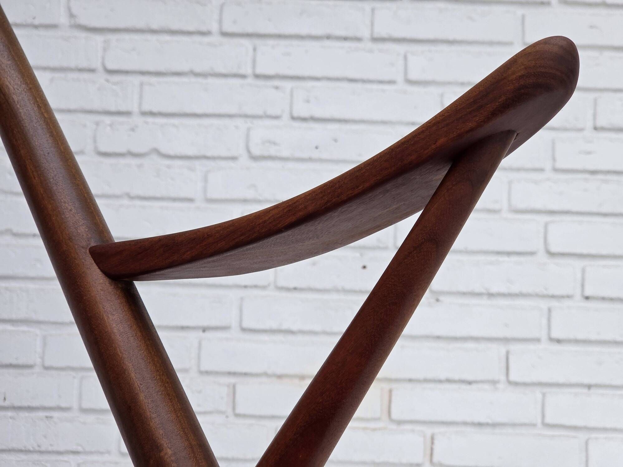 1960s Danish rocking chair by Frank Reenskaug, model 182, reupholstered.
