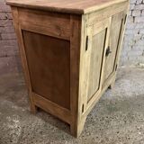 Vintage Parisian buffet made of raw wood