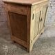 Vintage Parisian buffet made of raw wood