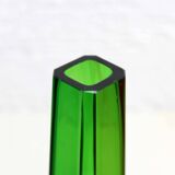 Set of 3 VEB glass vases