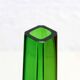 Set of 3 VEB glass vases
