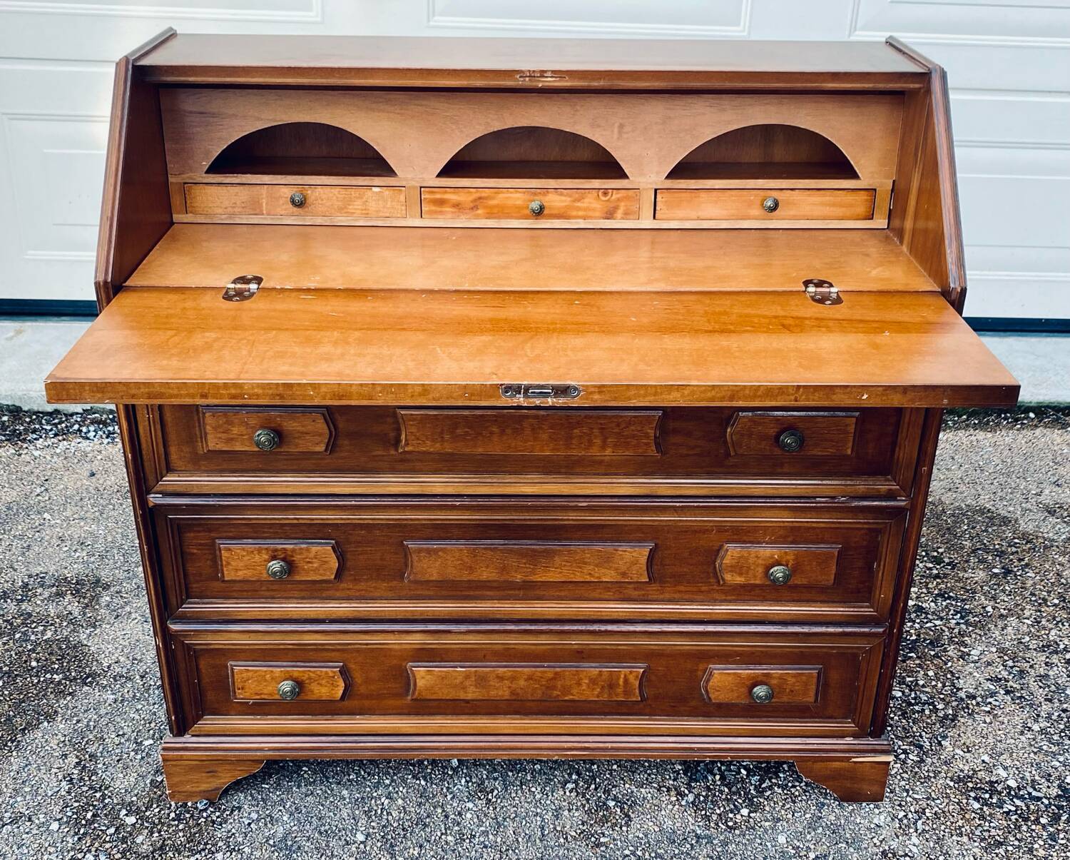 Small old desk secretary