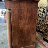 Empire style row in mahogany and oak veneer