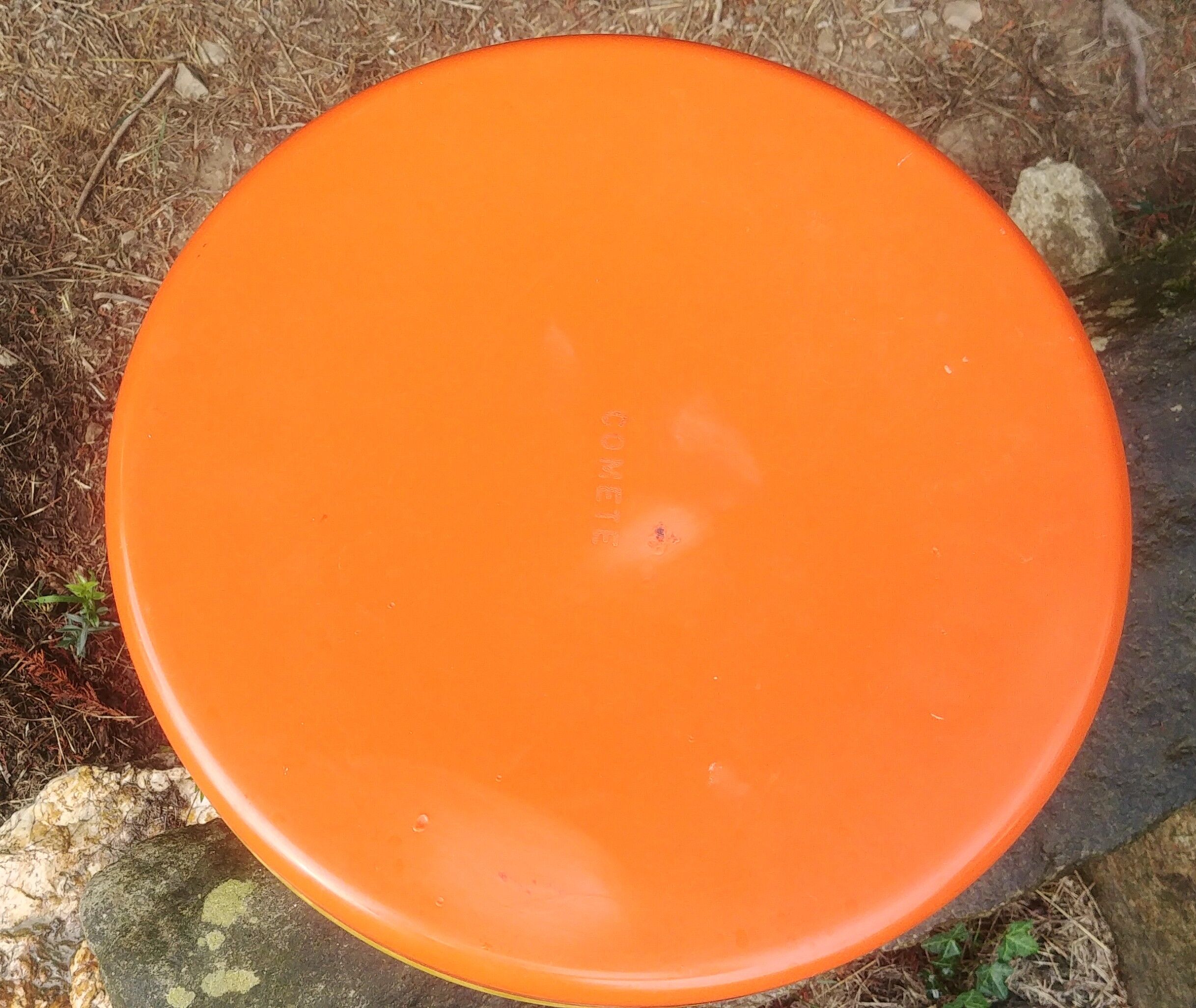 Stool/storage chest vintage, Comet, 70s