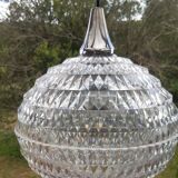 Vintage diamond pendant light