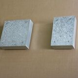 Pair of Brutalist wall lamps 60s
