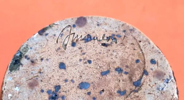 Années 1970  Pichet   Grès pyrité